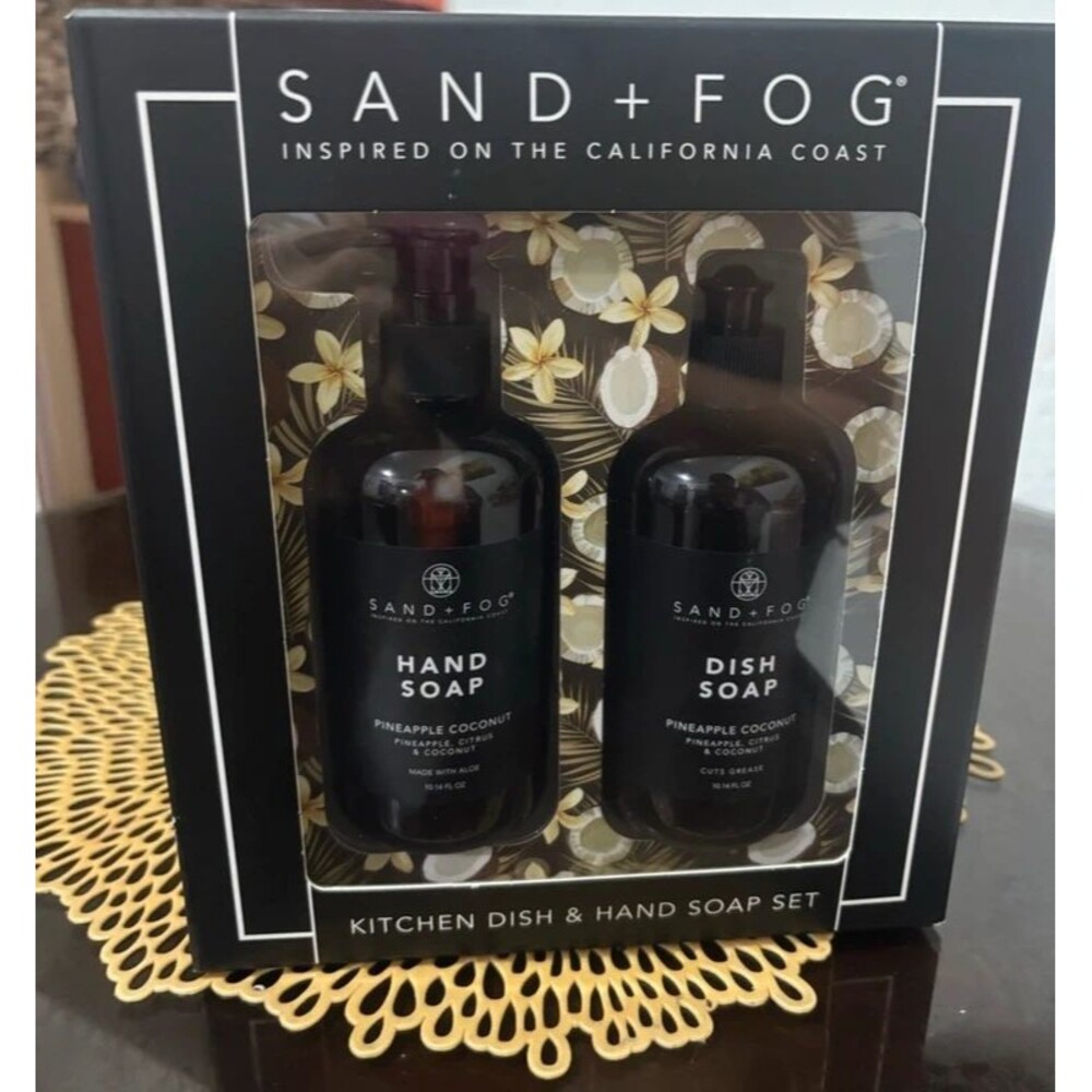 Sand +Fog hand soap & dish soap set